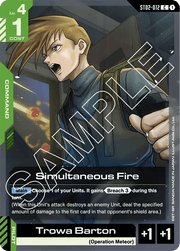 ST02 - 012 - C - Simultaneous Fire - Wings of Advance [ST02] by MechaKai Collectibles on MYNTED