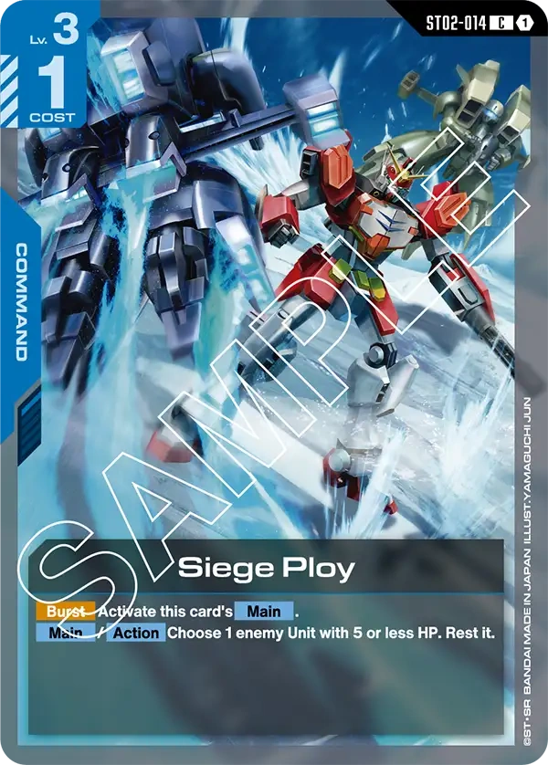ST02 - 014 - C - Siege Ploy - Wings of Advance [ST02] by MechaKai Collectibles on MYNTED