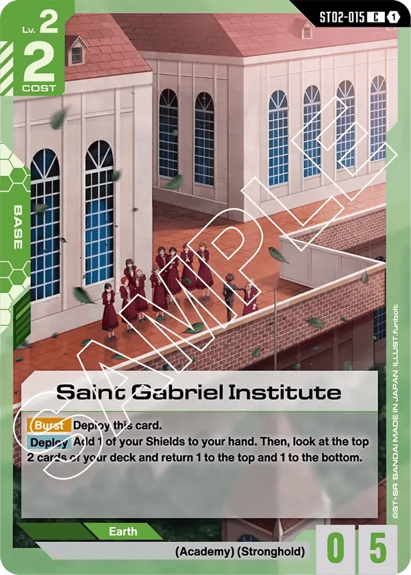 ST02 - 015 - C - Saint Gabriel Institute - Wings of Advance [ST02] by MechaKai Collectibles on MYNTED