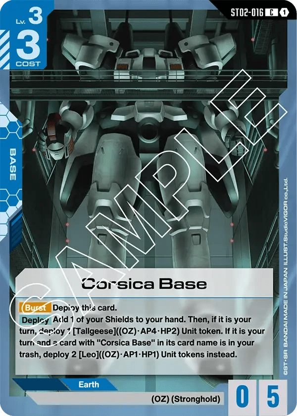 ST02 - 016 - C - Corsica Base - Wings of Advance [ST02] by MechaKai Collectibles on MYNTED