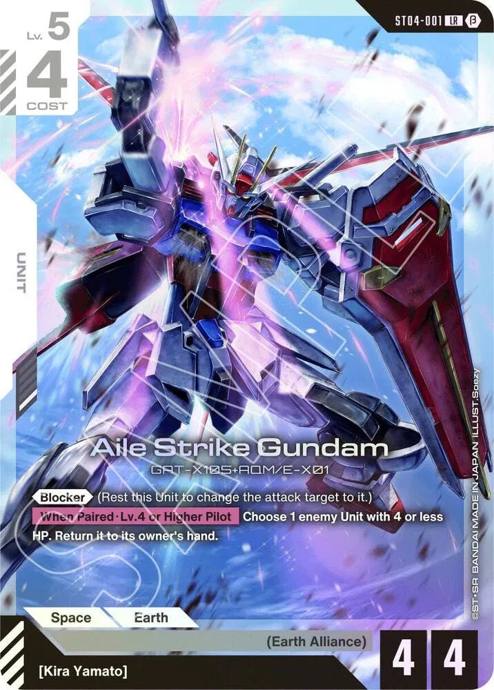 ST04 - 001 - LR - Aile Strike Gundam - SEED Strike [ST04] - English by MechaKai Collectibles on MYNTED