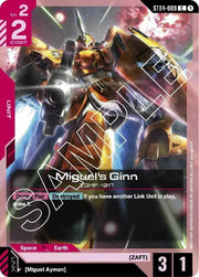ST04 - 009 - C - Miguel's Ginn - SEED Strike [ST04] by MechaKai Collectibles on MYNTED