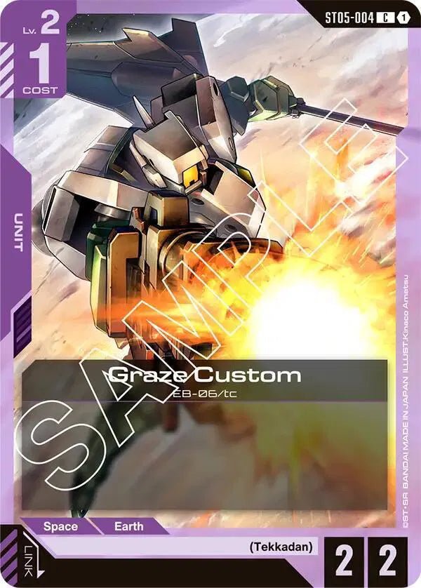 ST05 - 004 - C - Graze Custom - Iron Bloom [ST05] by MechaKai Collectibles on MYNTED