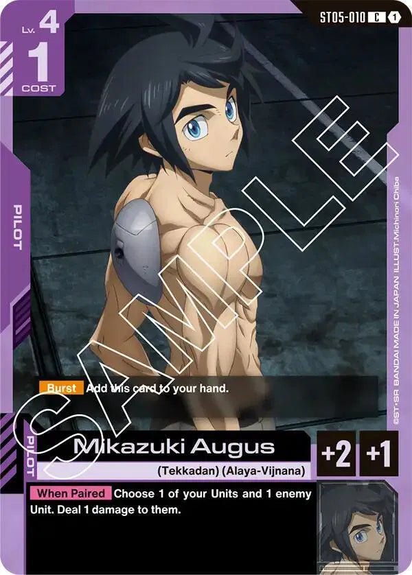 ST05 - 010 - C - Mikazuki Augus - Iron Bloom [ST05] by MechaKai Collectibles on MYNTED