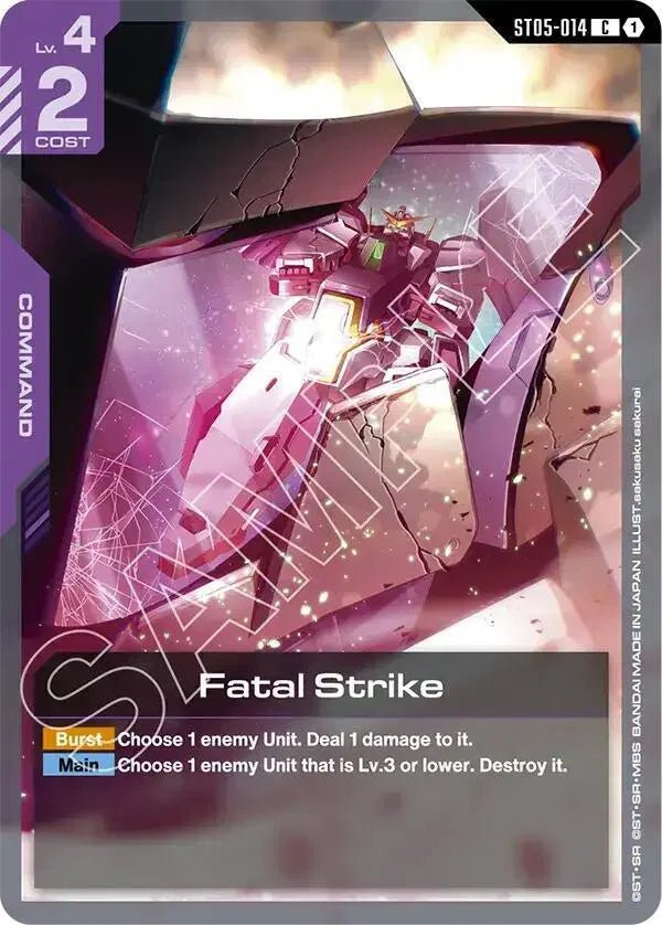 ST05 - 014 - C - Fatal Strike - Celestial Drive [ST07] by MechaKai Collectibles on MYNTED