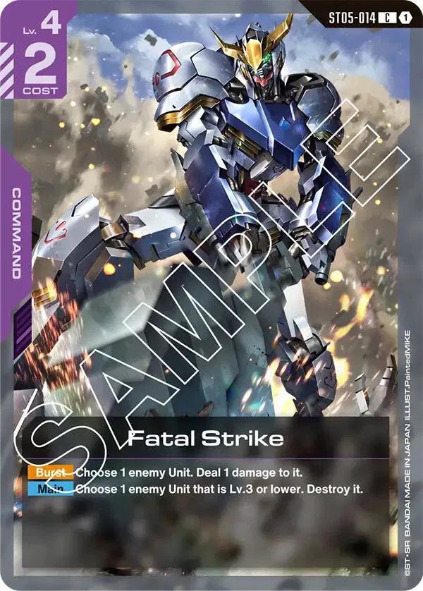 ST05 - 014 - C - Fatal Strike - Iron Bloom [ST05] by MechaKai Collectibles on MYNTED
