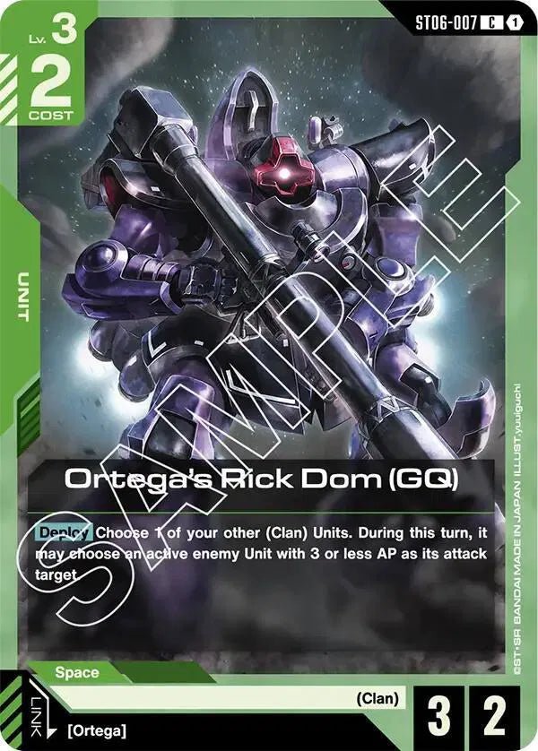 ST06 - 007 - C - Ortega's Rick Dom (GQ) - Clan Unity [ST06] by MechaKai Collectibles on MYNTED