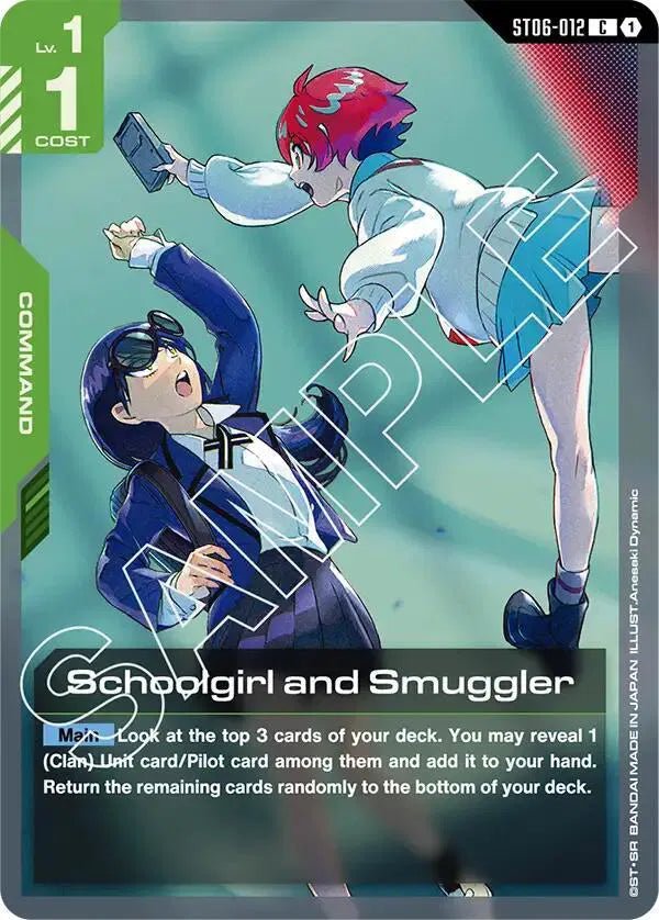 ST06 - 012 - C - Schoolgirl and Smuggler - Clan Unity [ST06] by MechaKai Collectibles on MYNTED