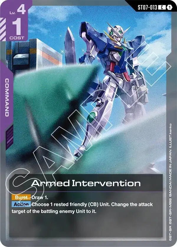 ST07 - 013 - C - Armed Intervention - Celestial Drive [ST07] by MechaKai Collectibles on MYNTED