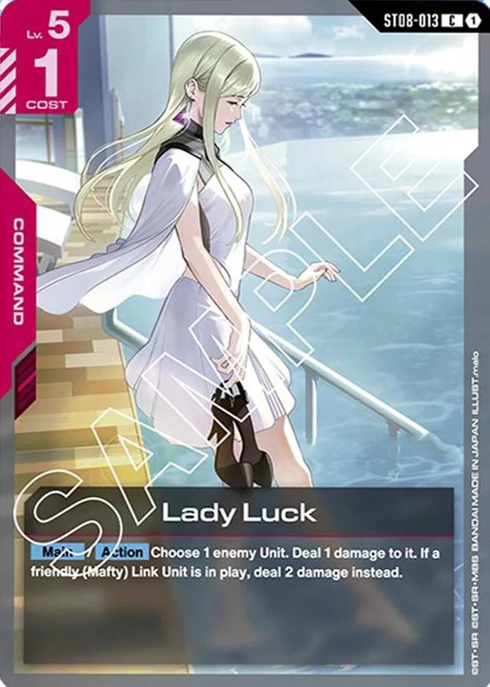 ST08 - 013 - C - Lady Luck - Flash of Radiance [ST08] by MechaKai Collectibles on MYNTED