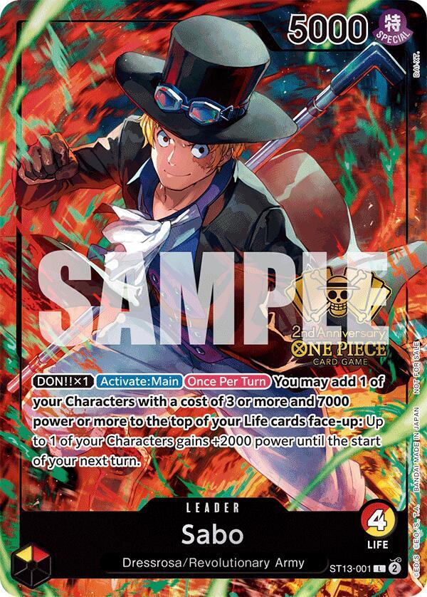 ST13 - 001 Sabo 2nd Anniversary Tournament by PlayVault on MYNTED
