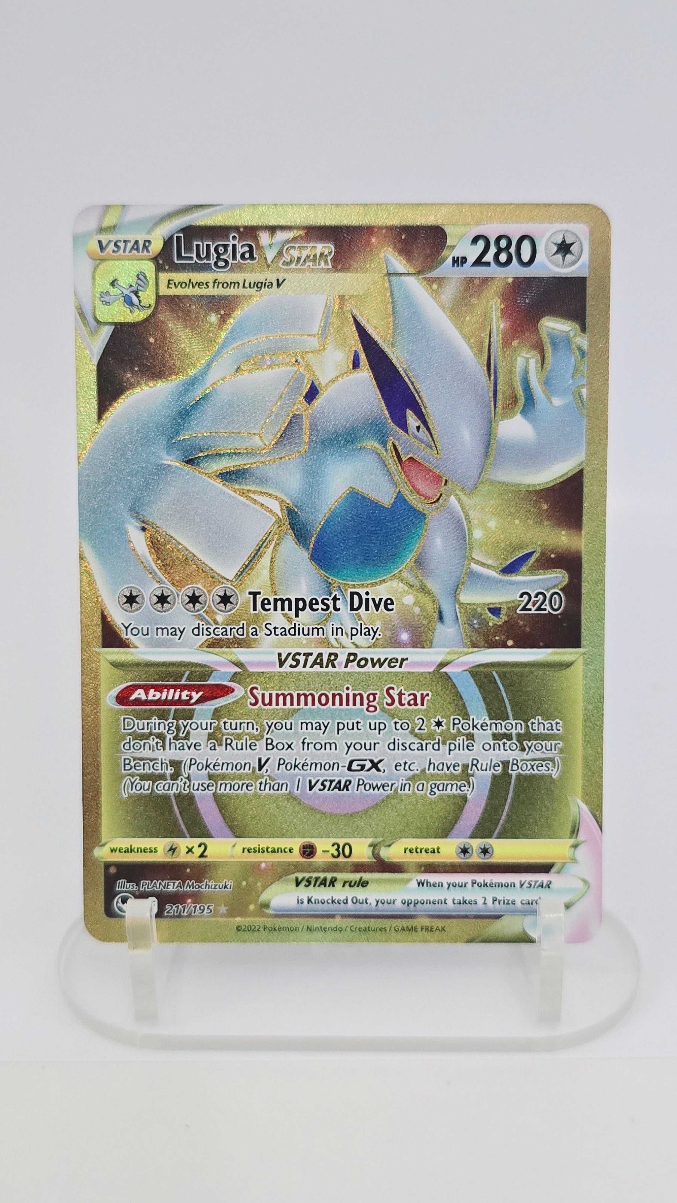 Lugia VSTAR (Secret) - Silver Tempest - SR 211/195 - English