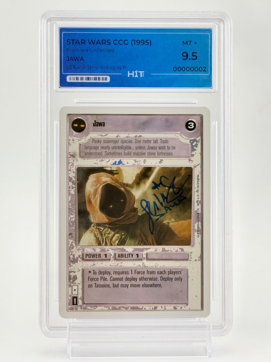 STAR WARS CCG (1995) Premiere Unlimited JAWA LEILANI SHIU Autograph by ICONTCG on MYNTED
