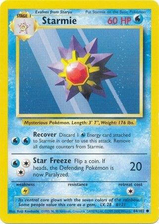 Starmie base set (Unlimited) 64/102 by ISB Collector on MYNTED