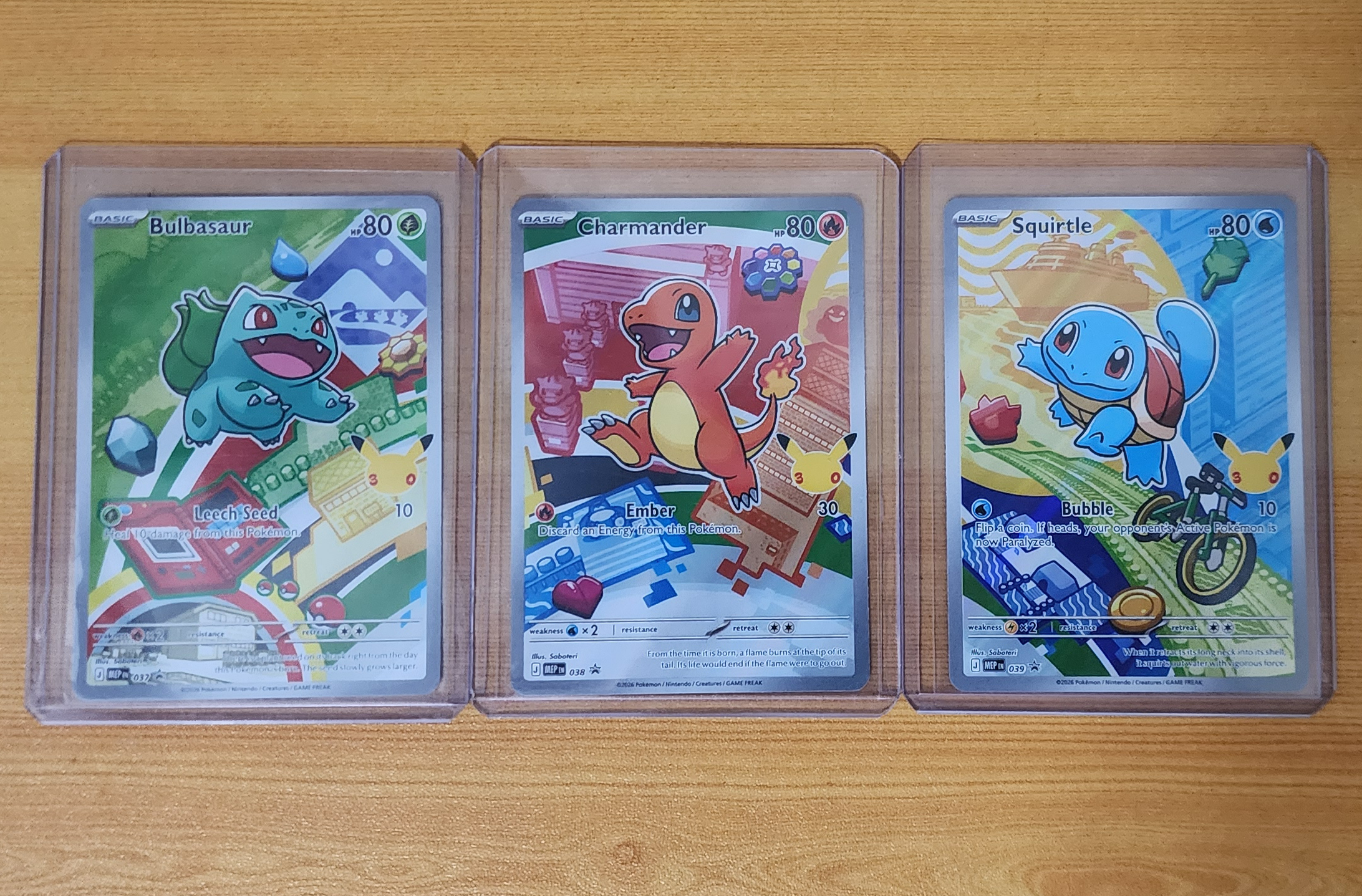 First Partners Series 1 - Bulbasaur, Charmander, Squirtle (SET)