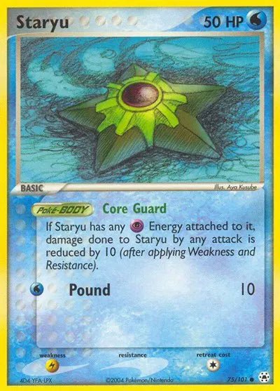 Staryu EX Hidden Legends Common • 75 Normal by Marnie’s TCG on MYNTED