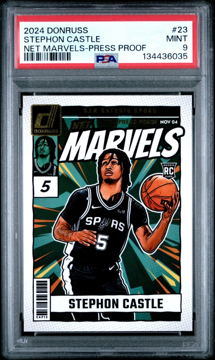 Stephon Castle 2024 Donruss Net Marvels Press Proof PSA 9 by Rip and Collect on MYNTED