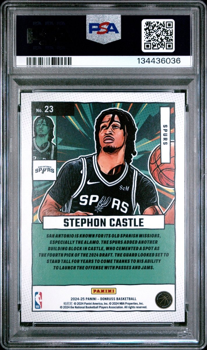 Stephon Castle 2024 Donruss Net Marvels Press Proof Purple by Rip and Collect on MYNTED
