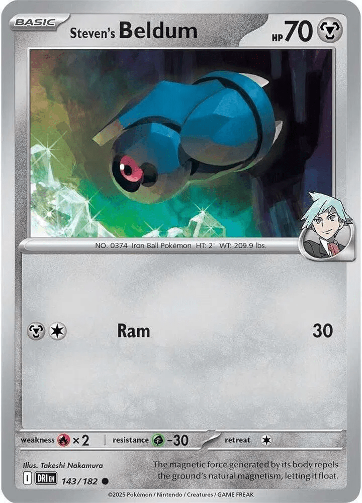 Steven's Beldum 143 - Destined Rivals by PokéPW on MYNTED
