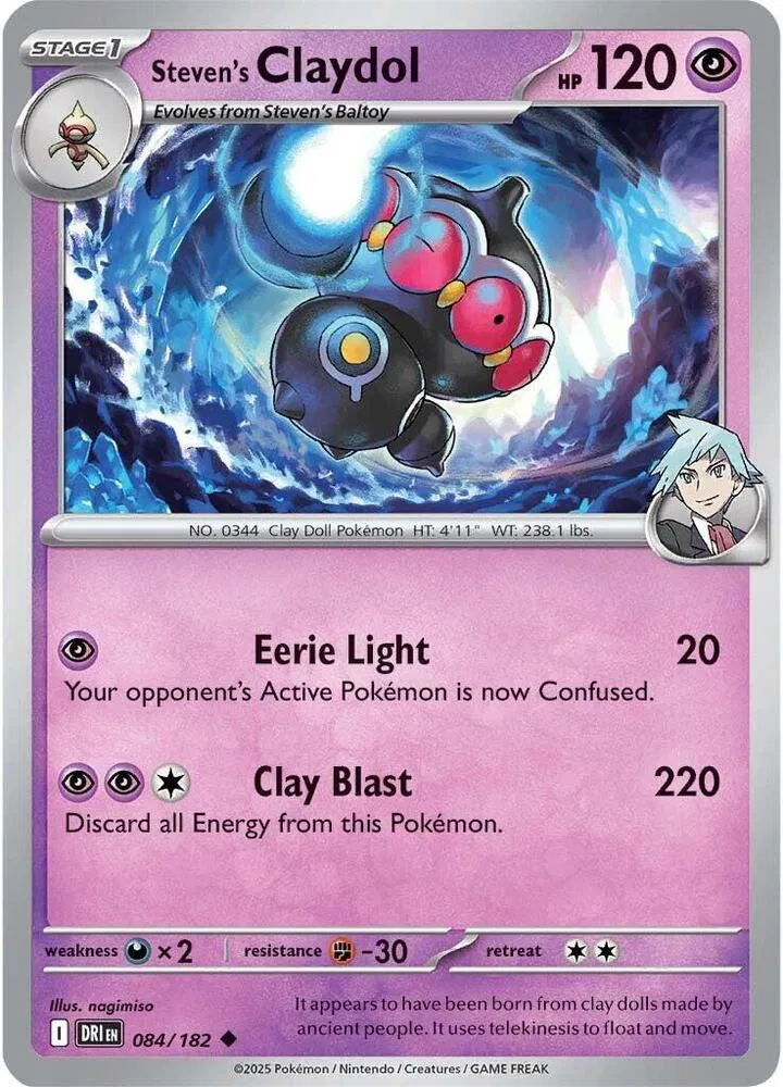 Steven's Claydol 084 - Destined Rivals by PokéPW on MYNTED