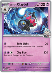 Steven's Claydol 084/182 Uncommon | Scarlet & Violet – Destined Rivals by Worth the XP on MYNTED