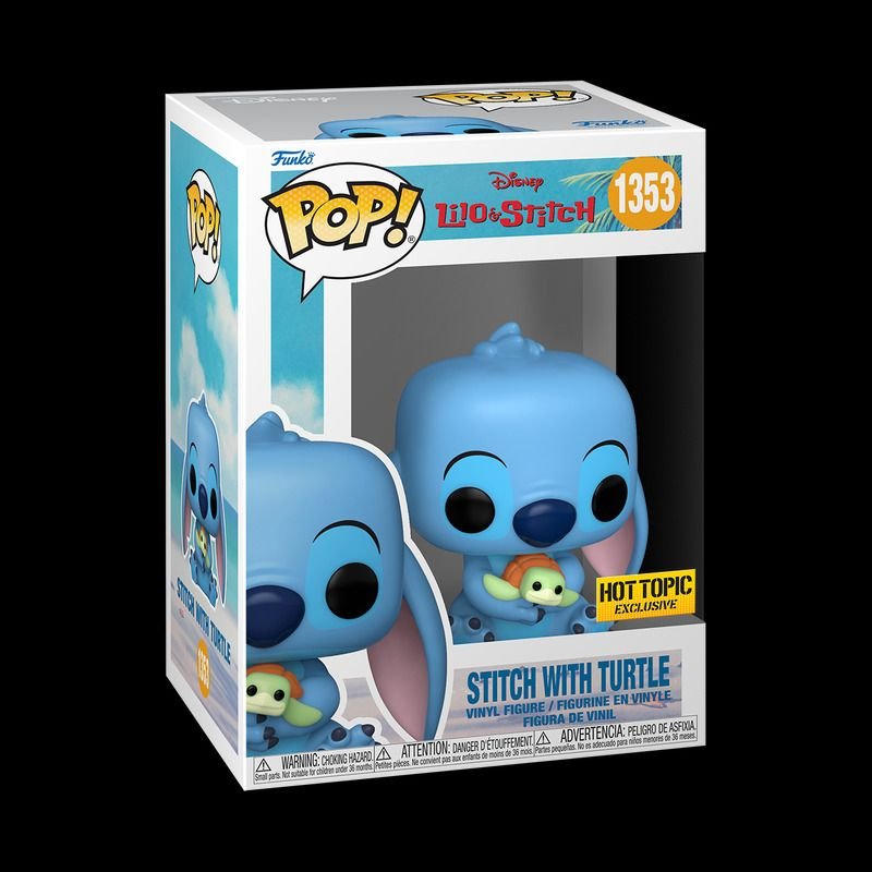 stitch with turtle funko pop by Falconloot on MYNTED