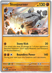 Stonjourner 081/132 Reverse Holo | Mega Evolution by Worth the XP on MYNTED