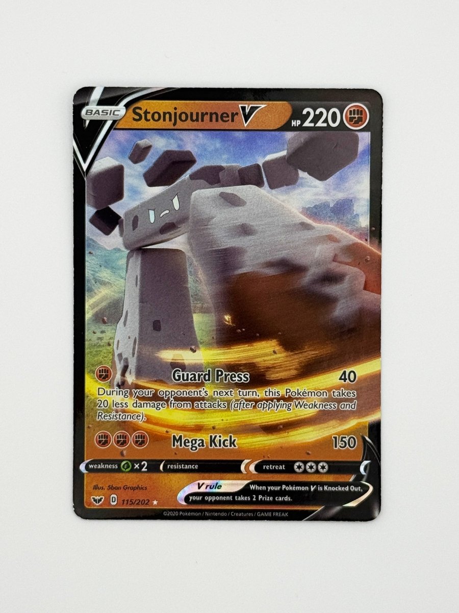 Stonjourner V · Sword & Shield (SSH) 115 by PokeMarsi on MYNTED