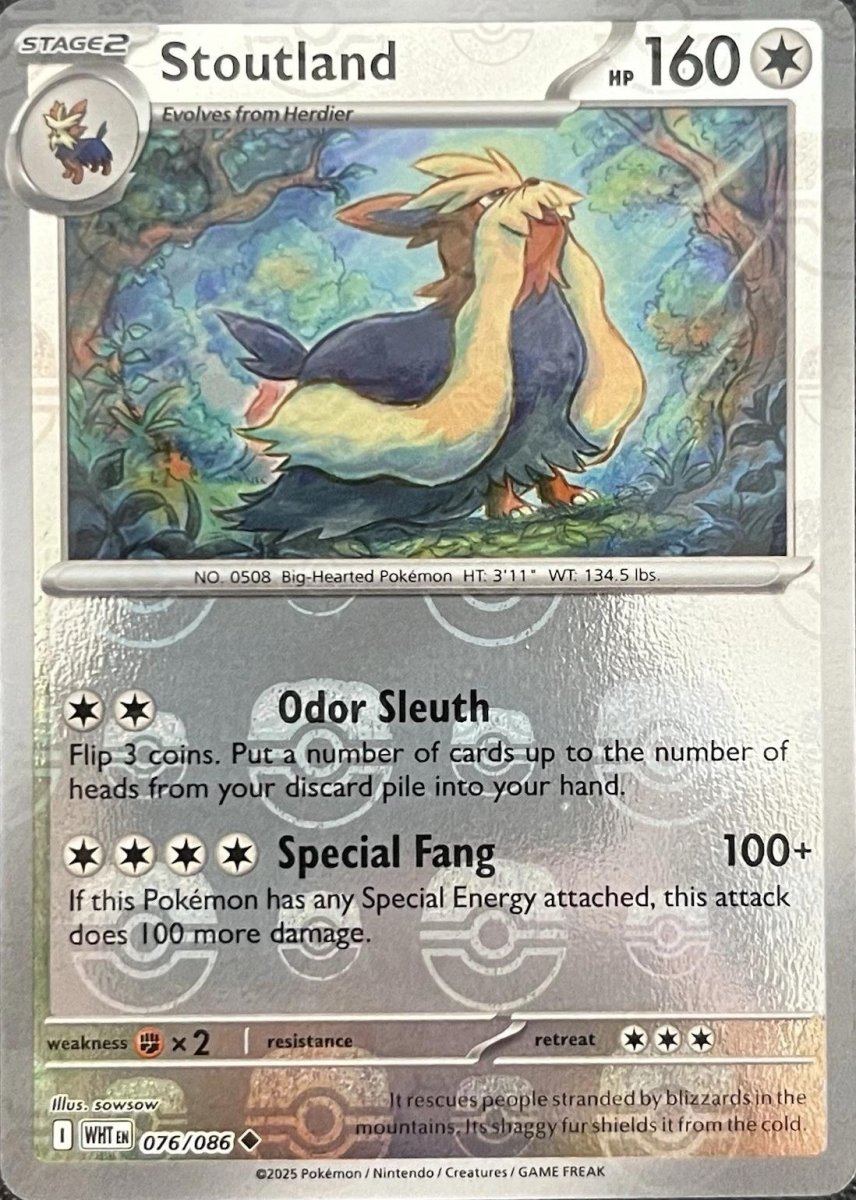 Stoutland (Master Ball) 076 - White Flare (WHT) by SAFAQATI on MYNTED