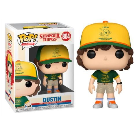 STRANGER THINGS Figure DUSTIN CAMP NO. 804 POP FUNKO by Falconloot on MYNTED
