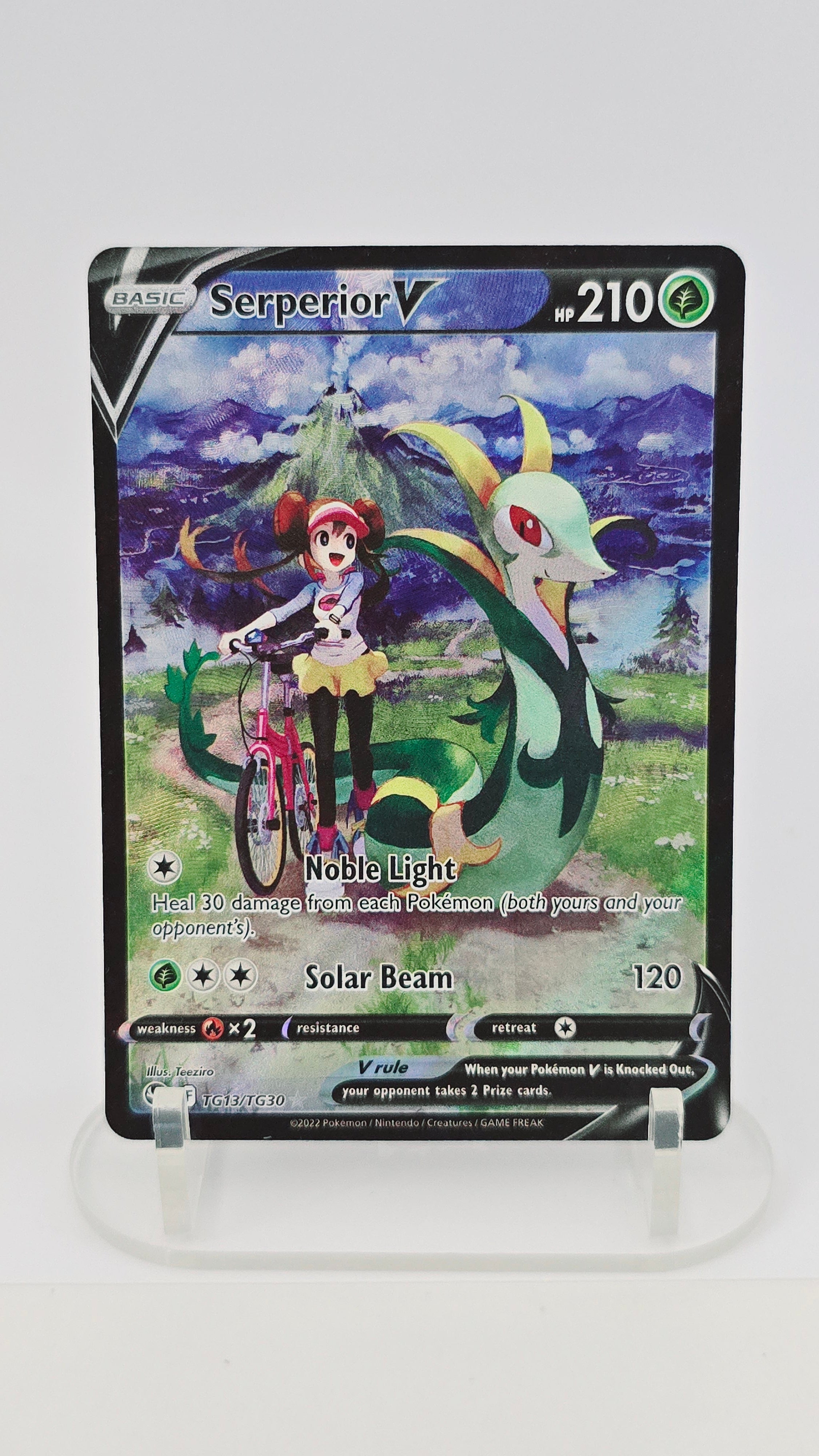 Serperior V - Silver Tempest Trainer Gallery - UR TG13/TG30 - English