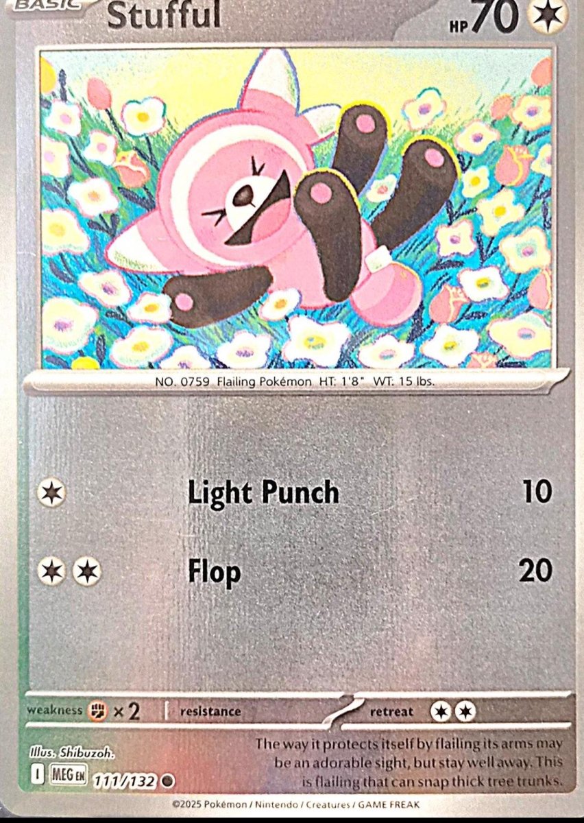 Stufful [Reverse Holo] 111 Pokemon Mega Evolution by Moe‘s Vault on MYNTED