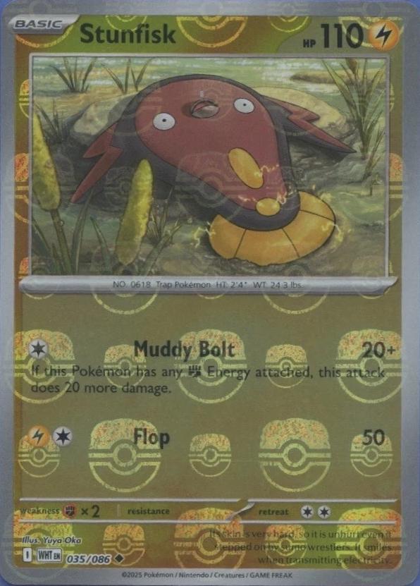 Stunfisk (Master Ball) 035 - White Flare (WHT) by SAFAQATI on MYNTED