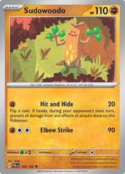 Sudowoodo 109/193 Normal · Paldea Evolved (PAL) by PokeMarsi on MYNTED