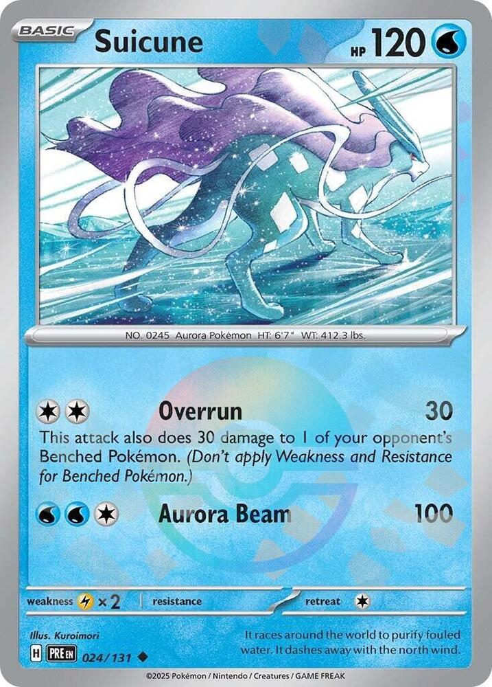 Suicune 024 (Poke Ball Pattern) by The Cardboard Grind on MYNTED