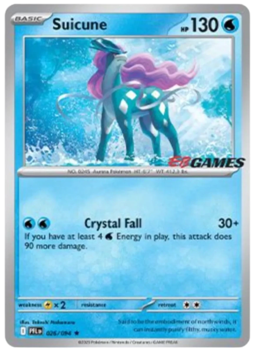 Suicune EB Games Stamped by JAV Kolektibols on MYNTED