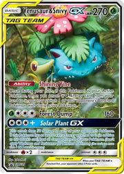Sun & Moon Promo Venusaur & Snivy GX SM229 by PlayVault on MYNTED