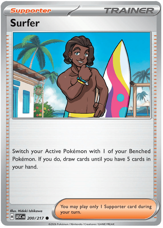 Surfer 200/217 Common | Mega Evolution – Ascended Heroes by Worth the XP on MYNTED
