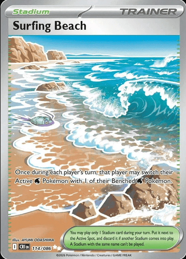 Surfing Beach 114/086 - Chaos Rising by shad0wknightTCG on MYNTED