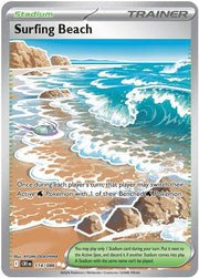 Surfing Beach 114/086 Chaos Rising Full Art Ultra Rare by Depoga Arts on MYNTED