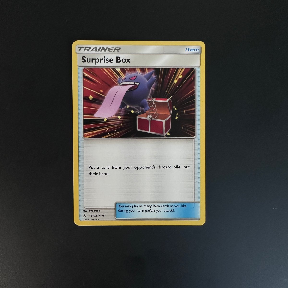 Surprise Box Unbroken Bonds GENGAR Uncommon 187 by The Greatest on MYNTED