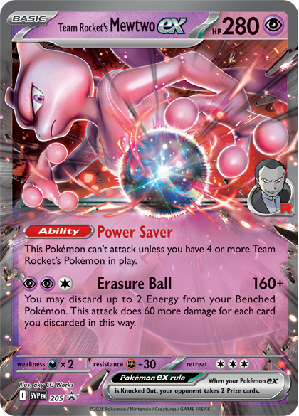 SV10: Destined Rivals 081/182 Team Rocket's Mewtwo ex by Falconloot on MYNTED