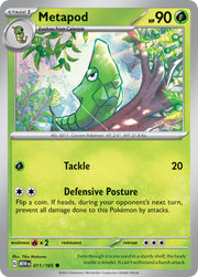 011/165 Metapod· 151 (MEW)