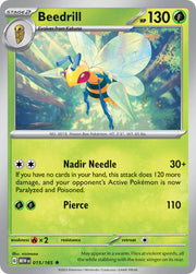 015/165 Beedrill - Holo - 151 (MEW)