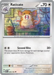 020/165 Raticate - 151 (MEW)