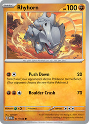 111/165 Rhyhorn - 151 (MEW)