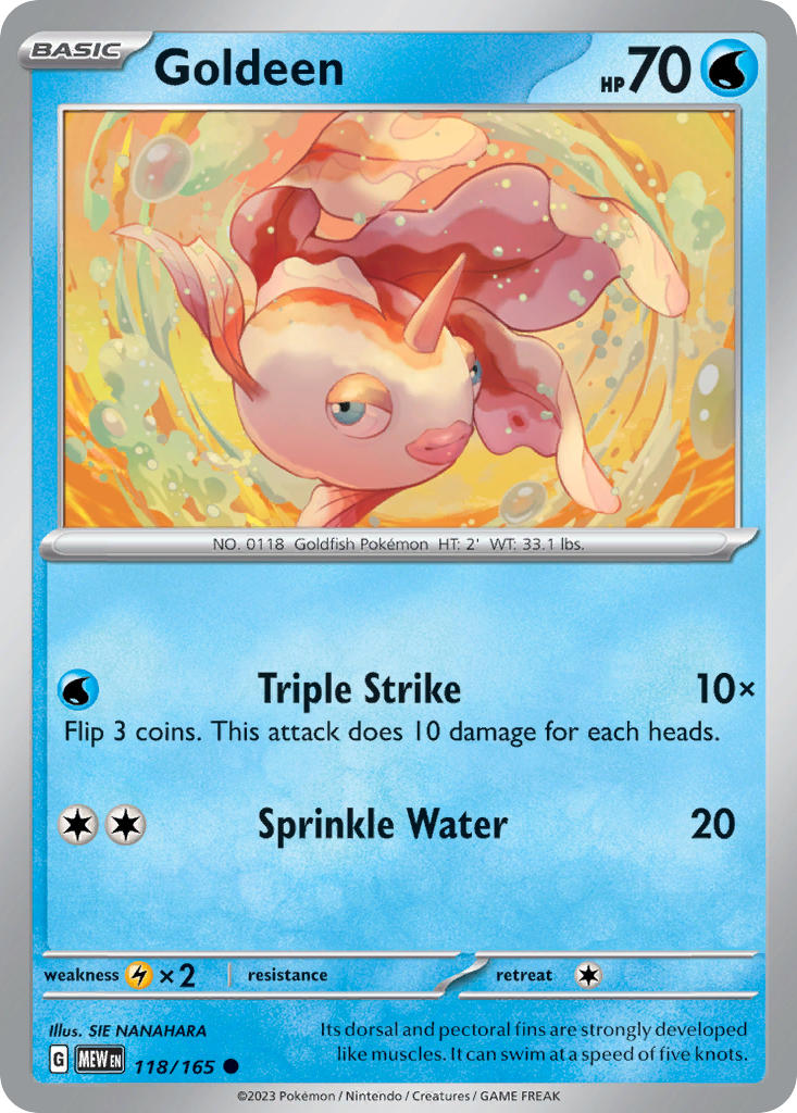 118/165 Goldeen - 151 (MEW)