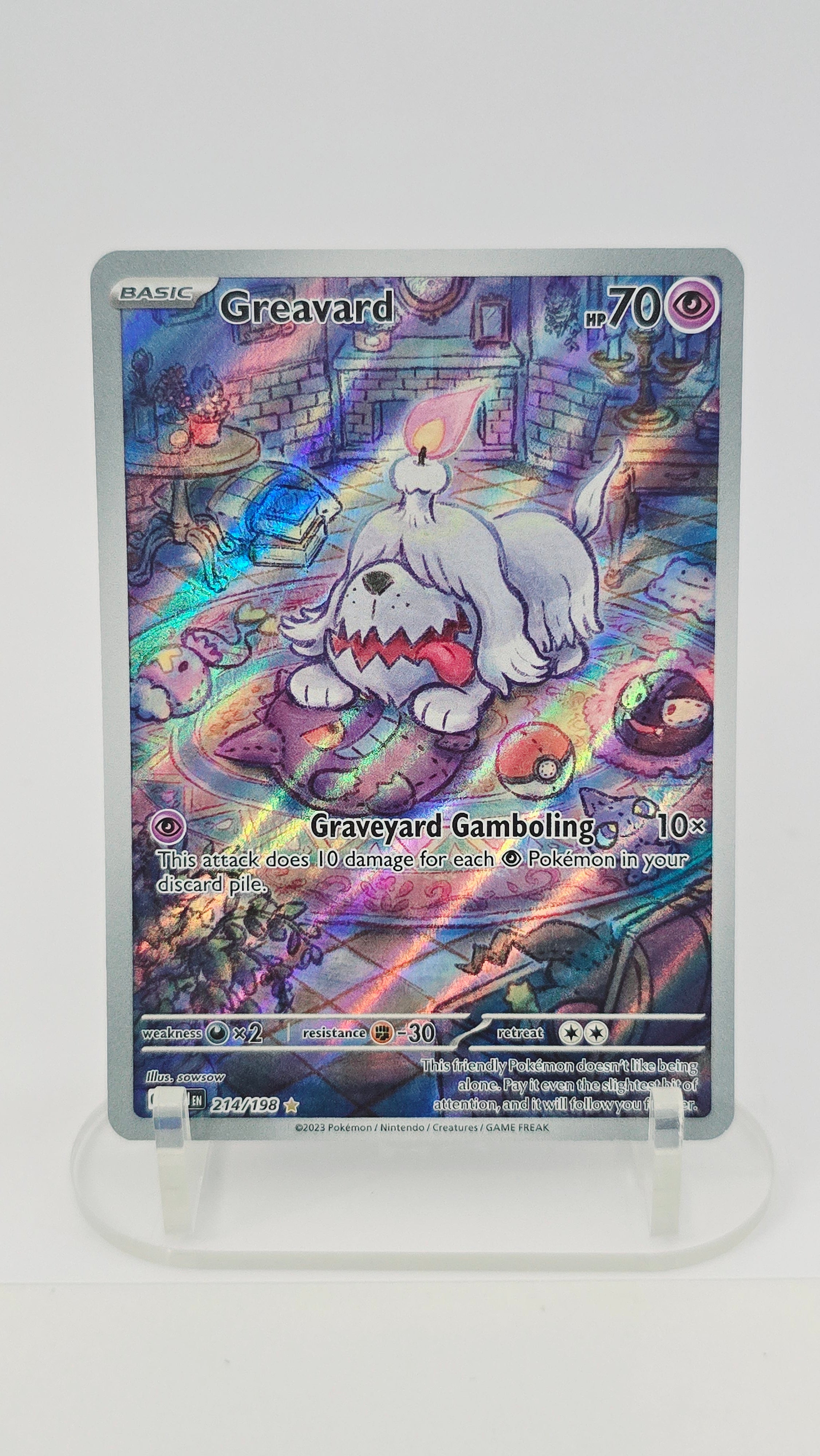 Greavard - Scarlet & Violet Base Set - IR 214/198 - English