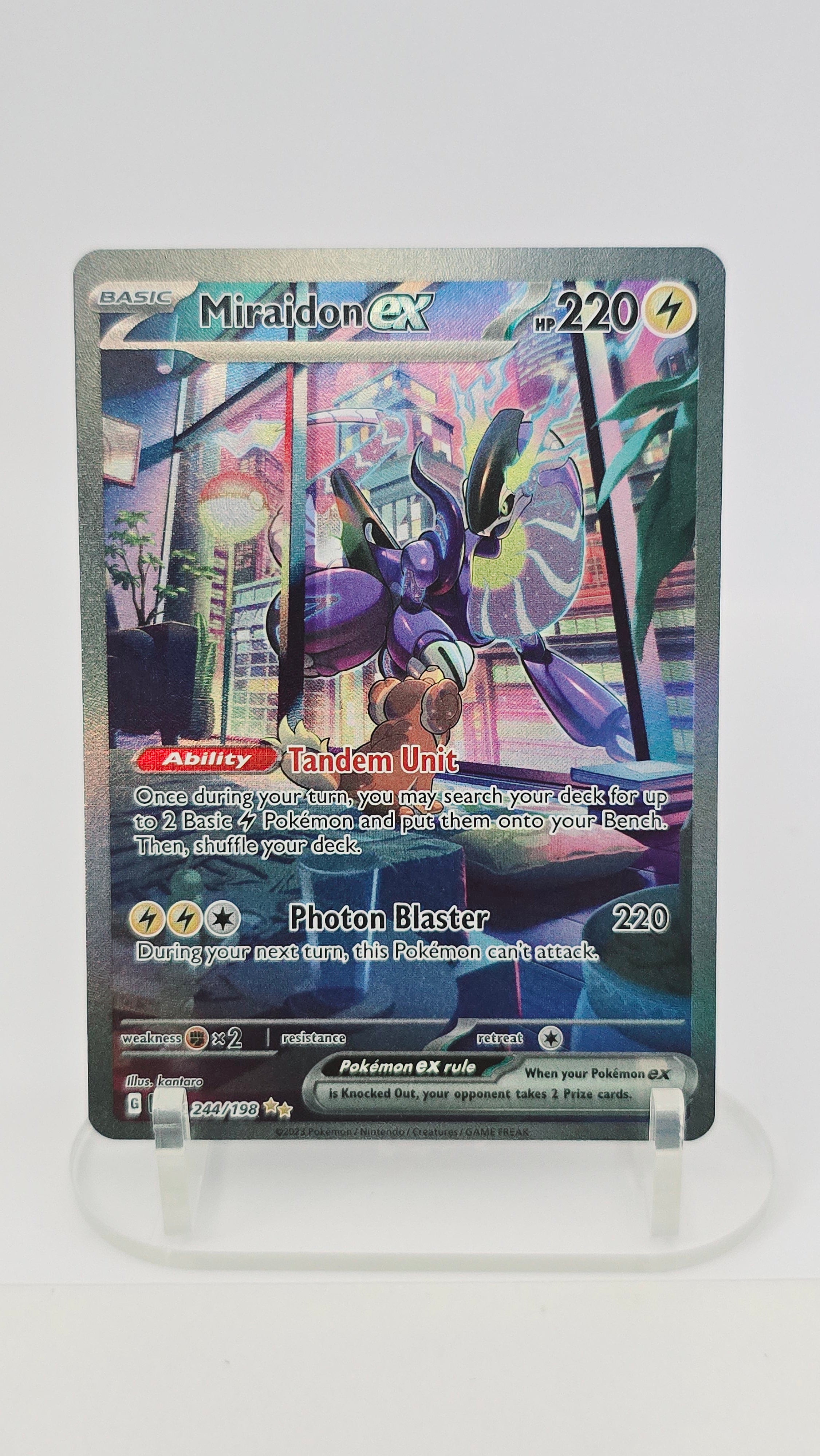 Miraidon ex - Scarlet & Violet Base Set - SIR 244/198 - English