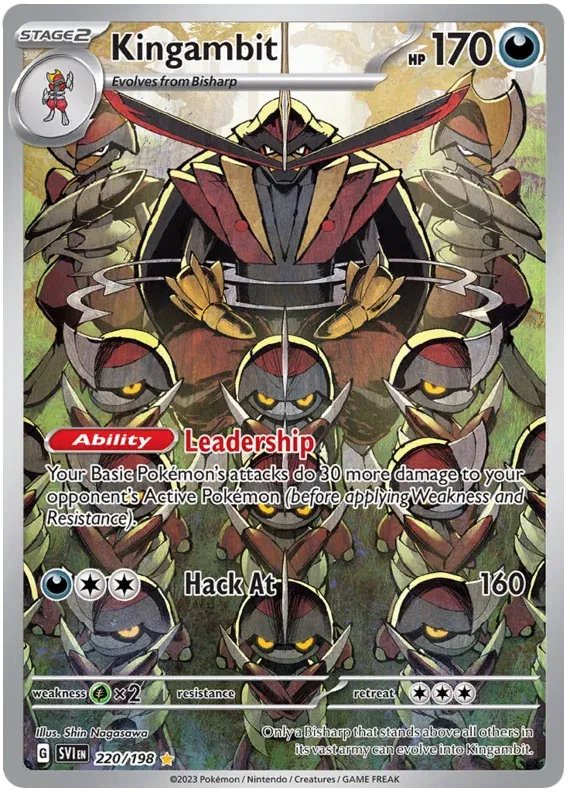 Kingambit - Scarlet & Violet Base Set - IR 220/198 - English